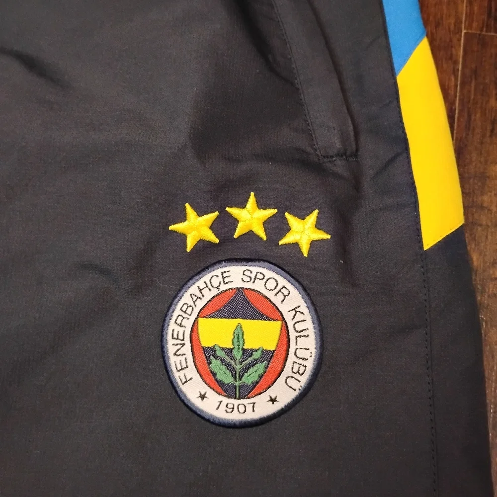 Fenerbahce Adidas 3 Stripes‎ Pants Fenerium Windbreaker Zipper Pockets Patch